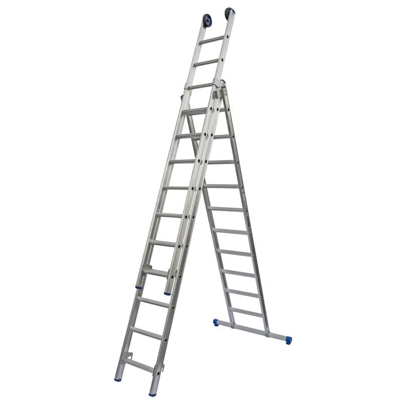 3-delige Reformladder met rechte bomen (6 t/m 12 sporten)