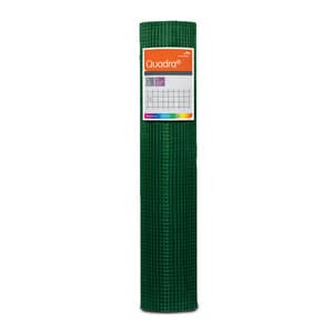 Volieregaas Quadra® PVC groen (19x1,1 mm) 100 t/m 150 cm