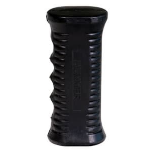 Zwart ovalen handvat met foamgrip (per 2 stuks)