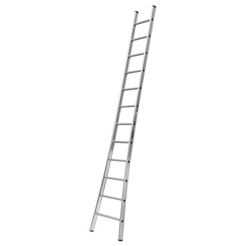 Enkele ladder met uitgebogen bomen (6 t/m 18 sporten)