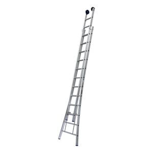 2-delige Opsteekladder met uitgebogen bomen (16 t/m 18 sporten)