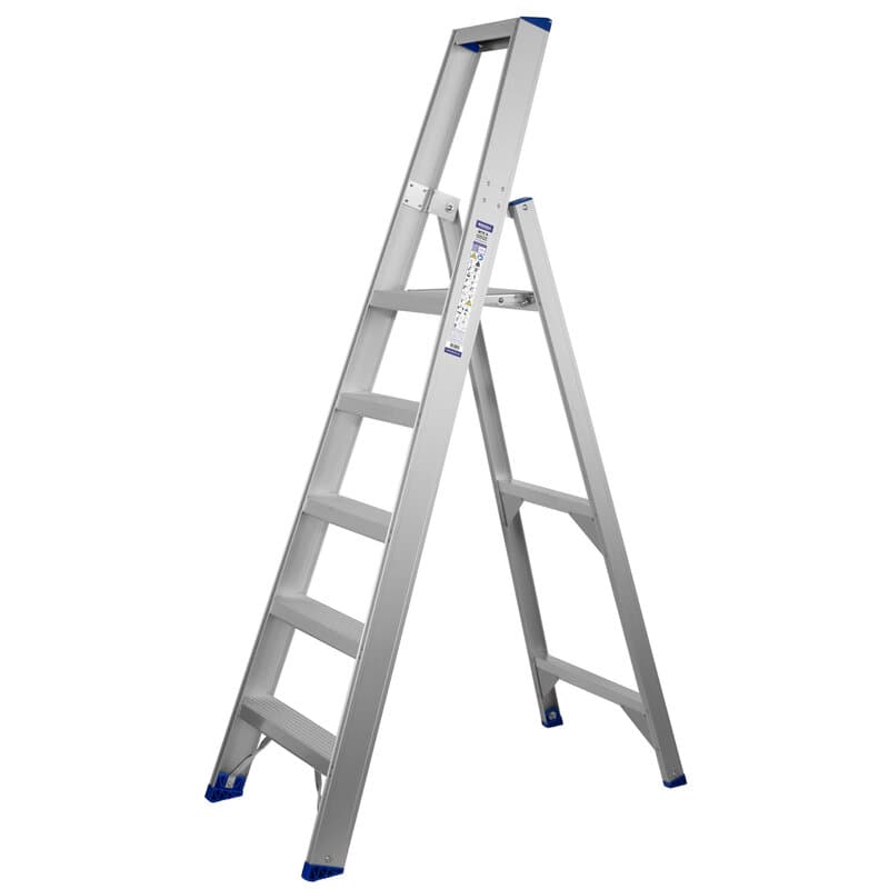 Industriële Bordestrap (3 t/m 12 treden) GEANODISEERD