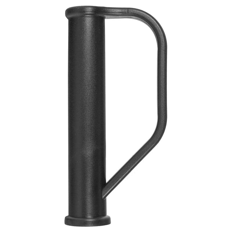 Zwart rond veiligheidshandvat (25 mm) per 2 stuks