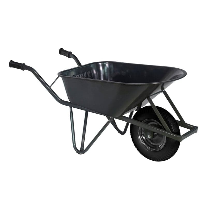 Bouwkruiwagen staal 85 L ovale buis