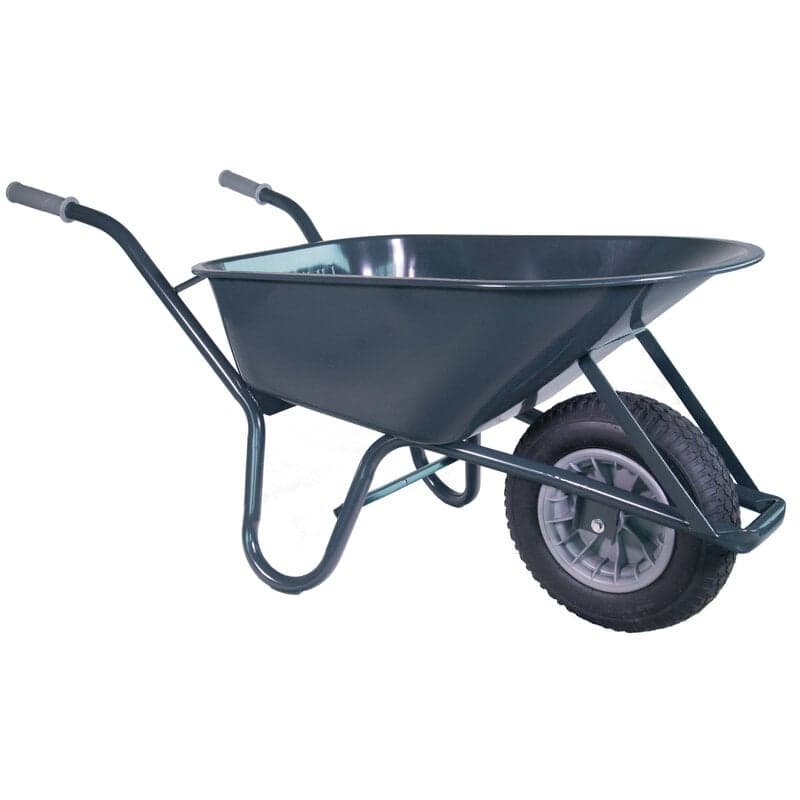 Bouwkruiwagen staal 85 L antraciet
