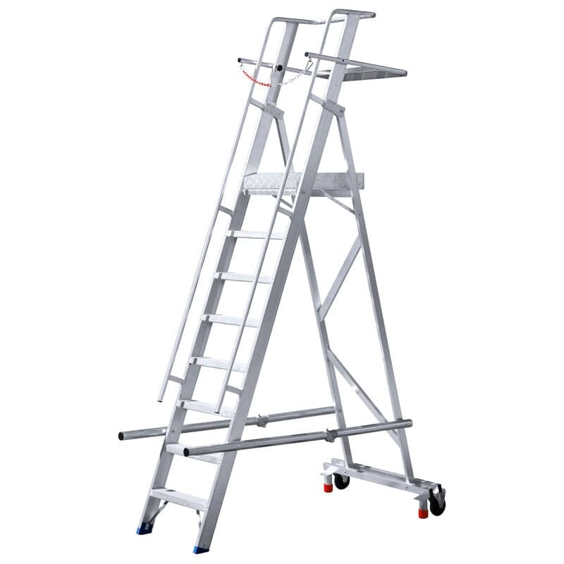 Mobiele magazijntrap Easy (4 t/m 12 treden)