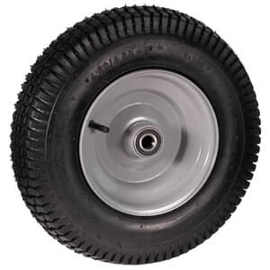 Kruiwagenwiel extra zwaar met luchtband, metalen velg en asgat 25 mm (zonder as)