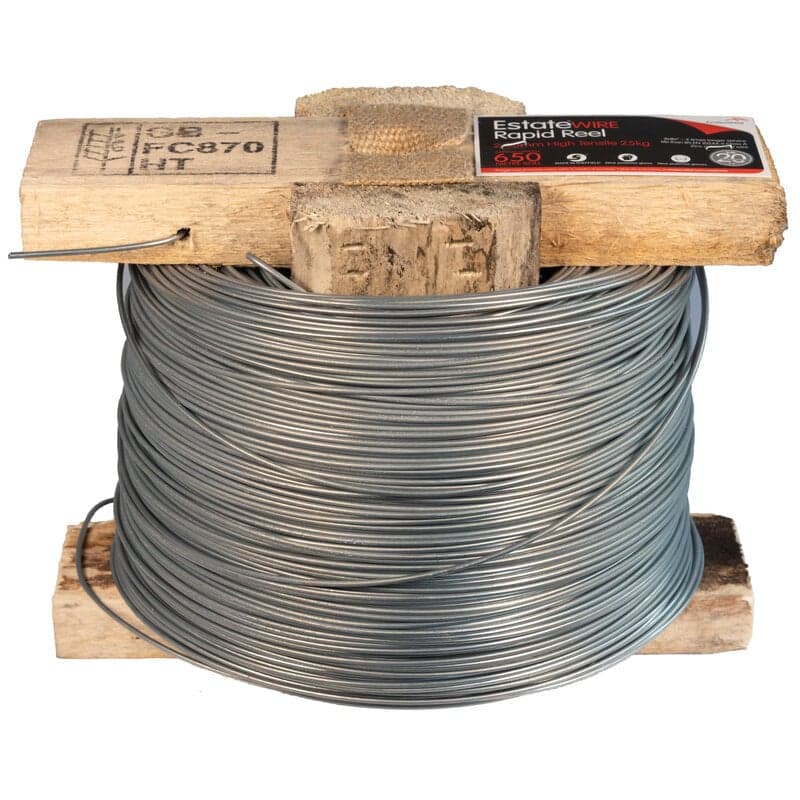 Spandraad verzinkt High tensile op klos 650 m (2,5 mm)