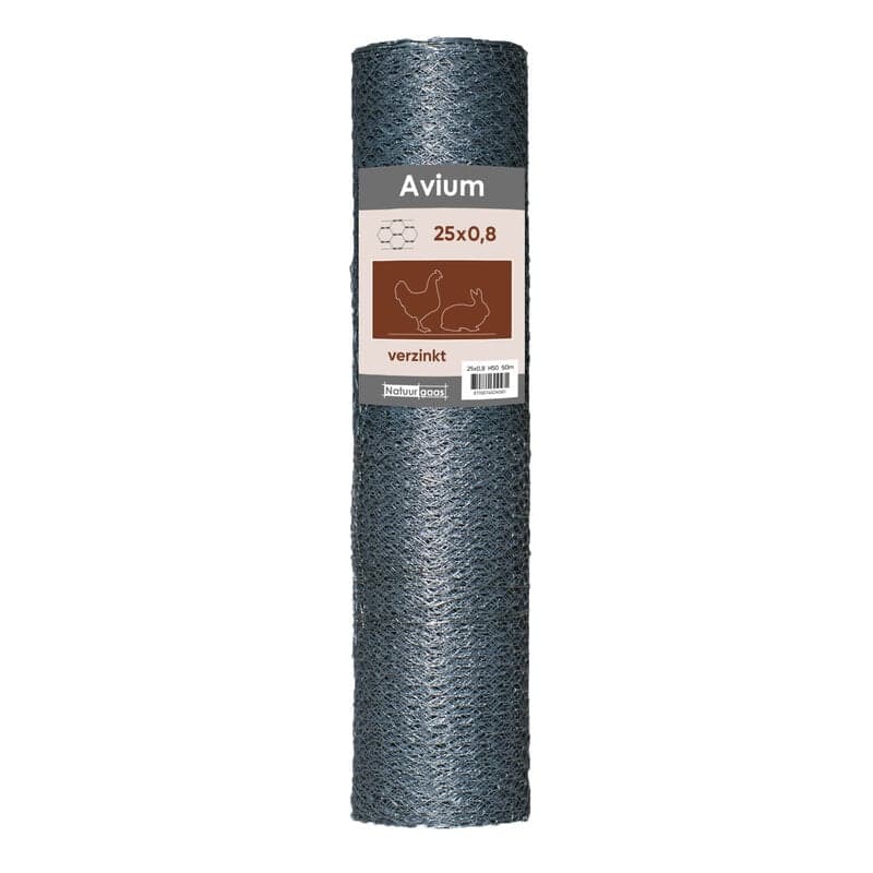 Zeskantgaas Avium verzinkt (25x0,8 mm) 50 t/m 200 cm